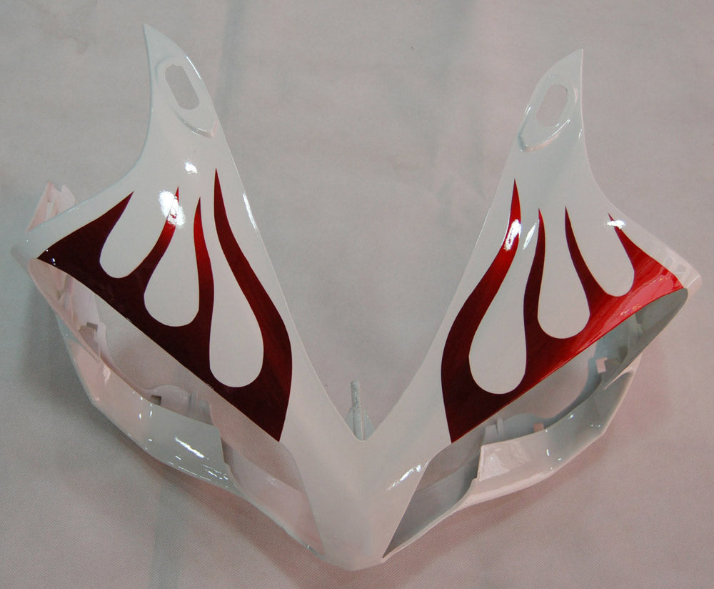 Carene 2007-2008 Yamaha YZF-R1 White & Dark Red Flame R1 Racing Generic