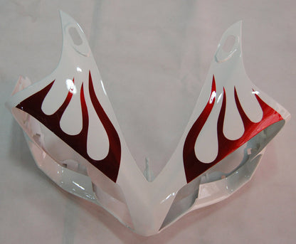 Carene 2007-2008 Yamaha YZF-R1 White & Dark Red Flame R1 Racing Generic