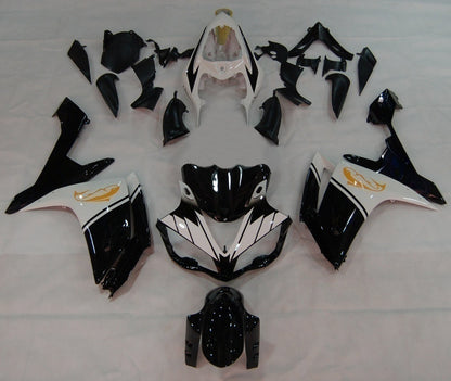 Carene 2007-2008 Yamaha YZF-R1 Nero Bianco R1 Racing Generico