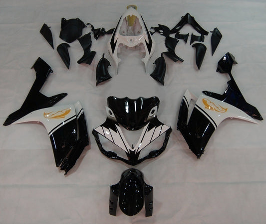 Carene 2007-2008 Yamaha YZF-R1 Nero Bianco R1 Generico