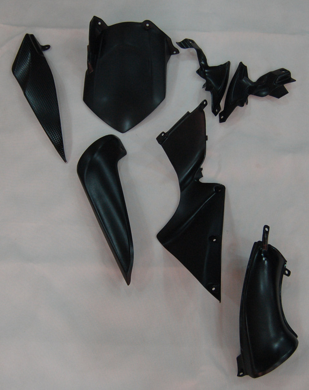 Carene 2007-2008 Yamaha YZF-R1 Nero Bianco R1 Racing Generico