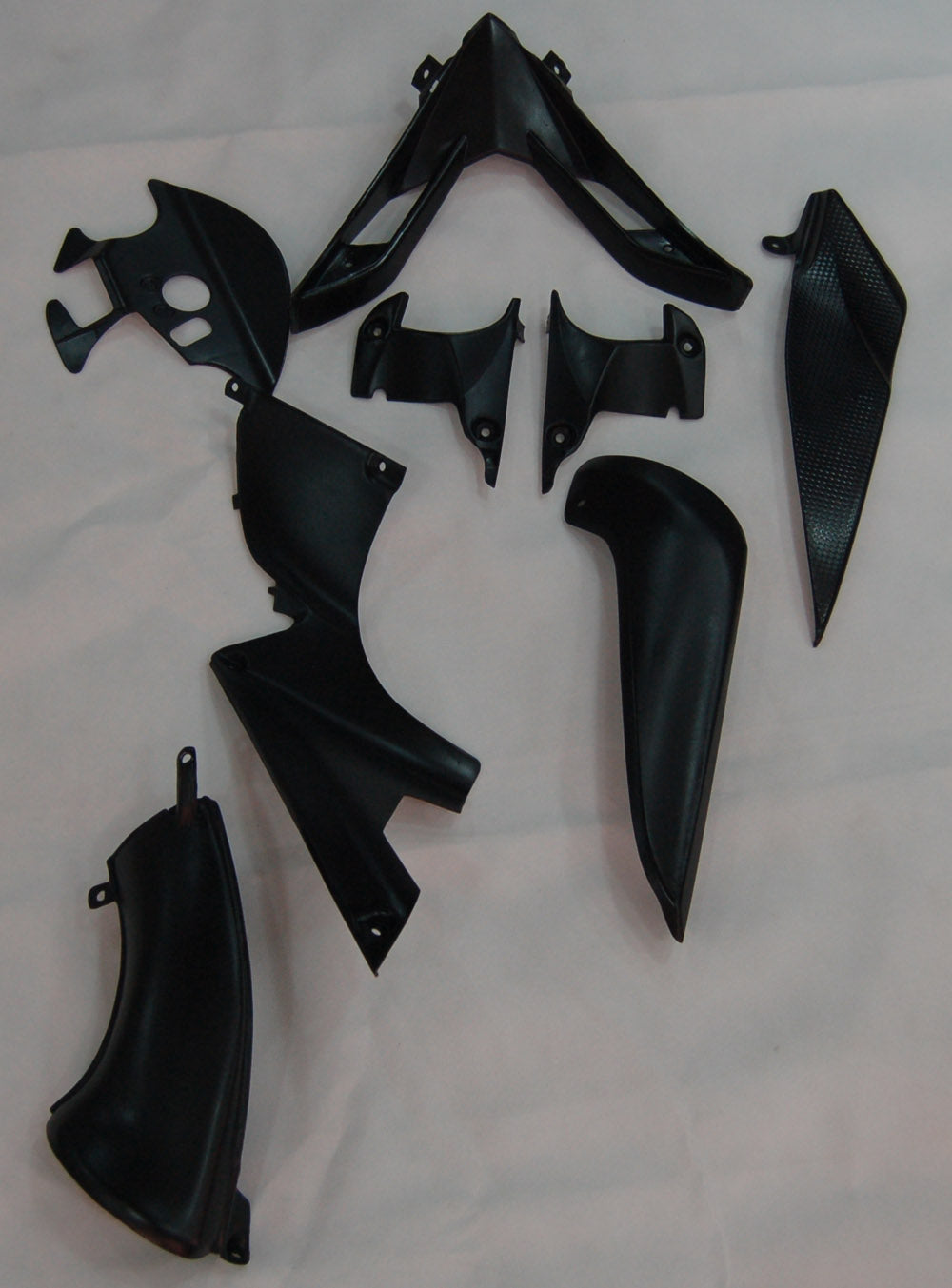 Carene 2007-2008 Yamaha YZF-R1 Nero Bianco R1 Racing Generico