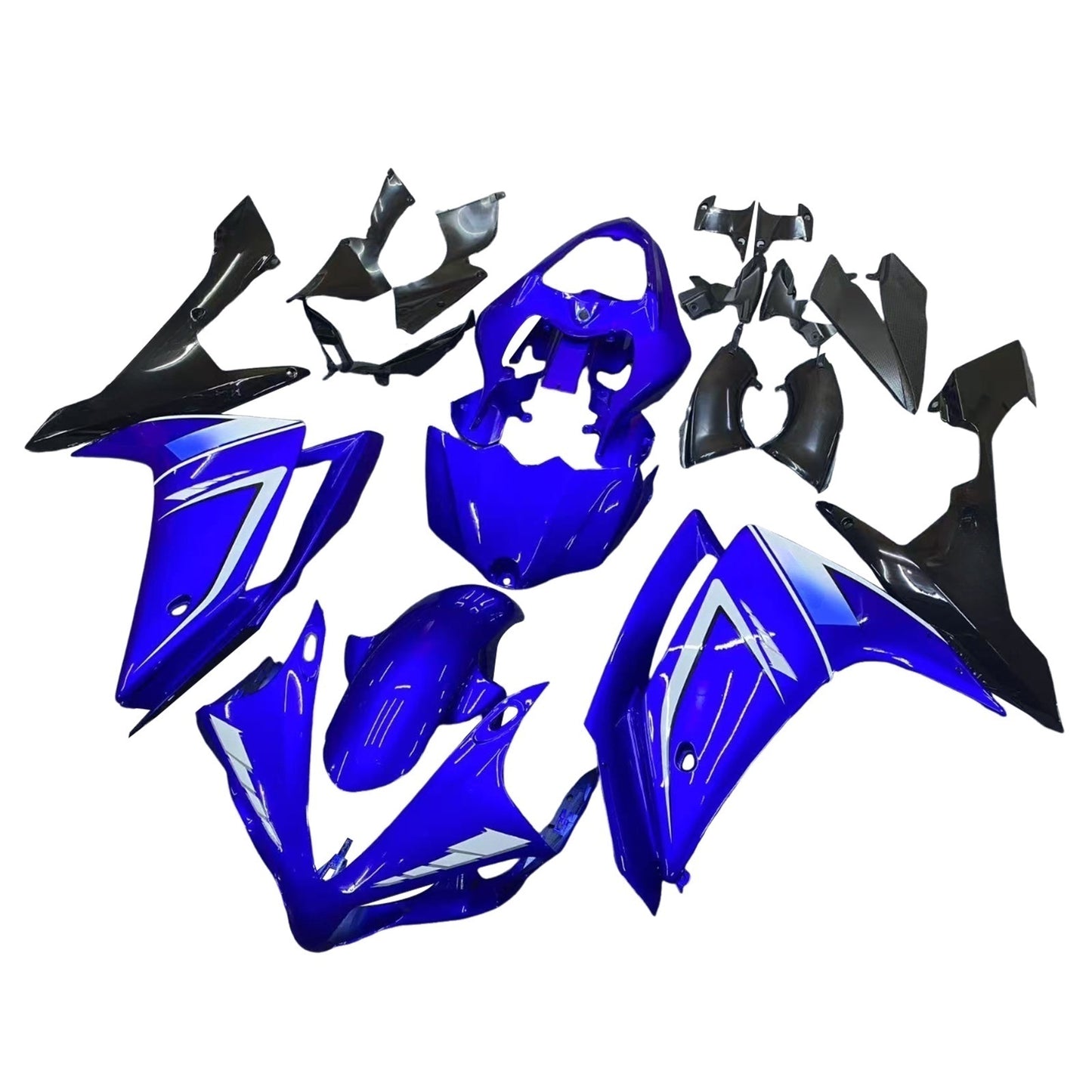 Carene 2007-2008 Yamaha YZF-R1 Blu Nero R1 Generico