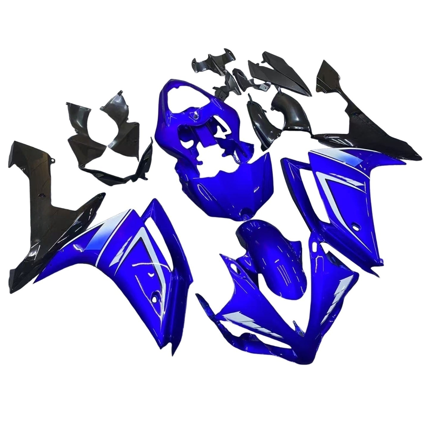 Carene 2007-2008 Yamaha YZF-R1 Blu Nero R1 Generico