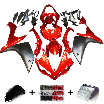 Amotopart 2007-2008 Yamaha R1 Cladding Black & Red Kit