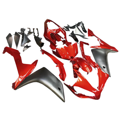Amotopart 2007-2008 Yamaha R1 Cladding Black & Red Kit