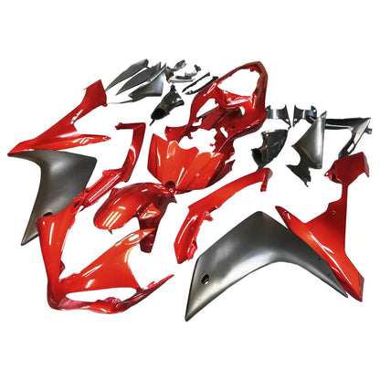 Amotopart 2007-2008 Yamaha R1 Cladding Black & Red Kit