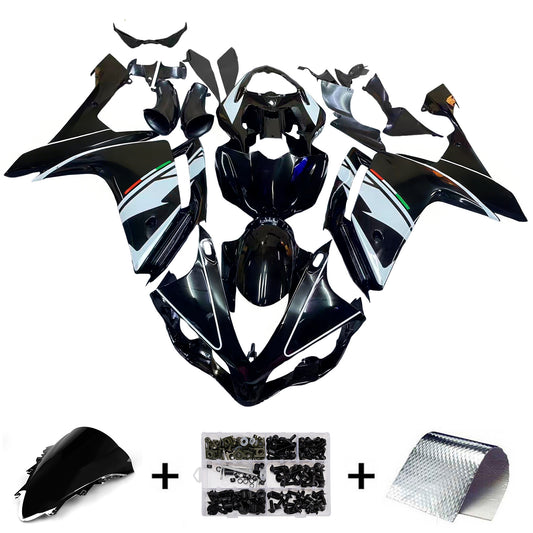 Carene 2007-2008 Yamaha YZF-R1 Nero FIAT R1 Racing Generico