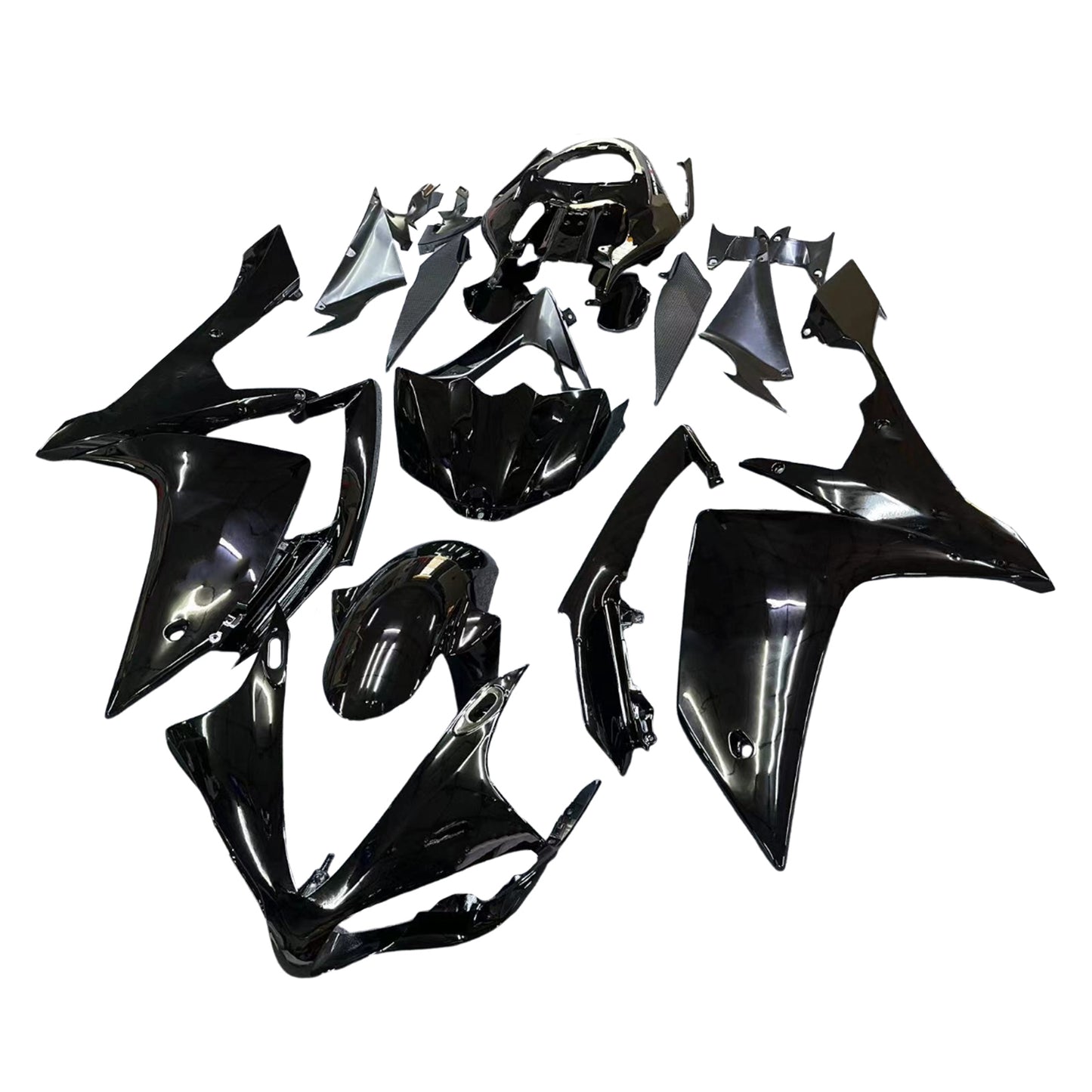 Carene 2007-2008 Yamaha YZF-R1 All Black R1 Generico