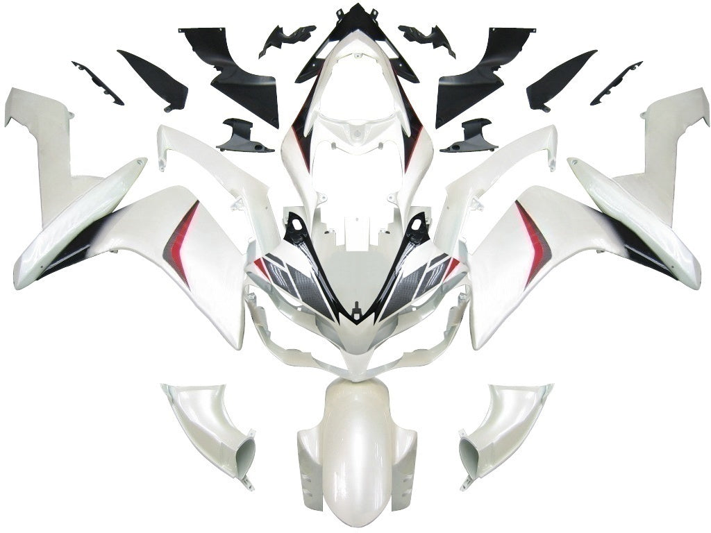 Carene 2007-2008 Yamaha YZF-R1 Bianco Carbon Look R1 Generico