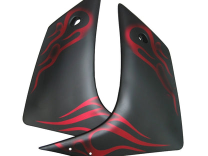 Carene 2007-2008 Yamaha YZF-R1 Nero Opaco &amp; Rosso Fiamma R1 Racing Generico