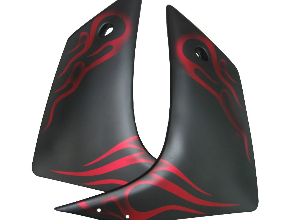 Carene 2007-2008 Yamaha YZF-R1 nero opaco e rosso fiamma R1 generico