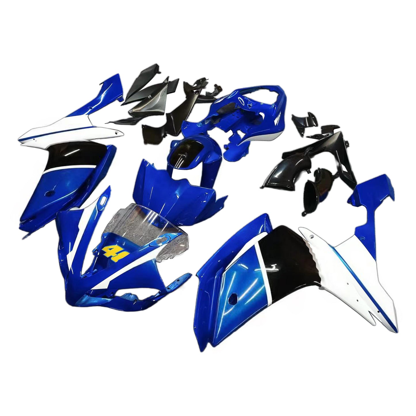 Kit carenatura iniezione Carrozzeria in plastica ABS adatta per Yamaha YZF-R1 2007-2008