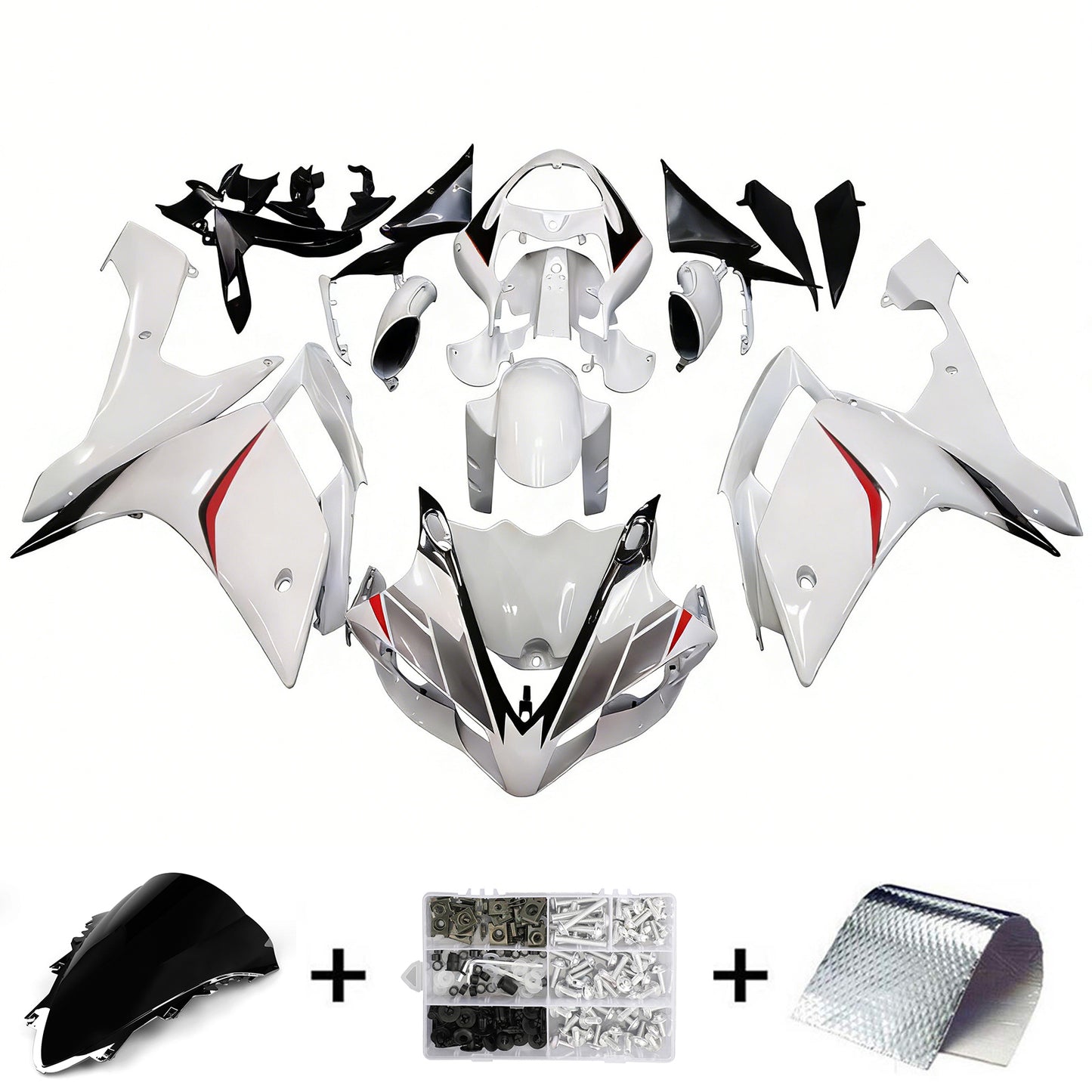 Kit carenatura carrozzeria in plastica per Yamaha YZF-R1 2007-2008