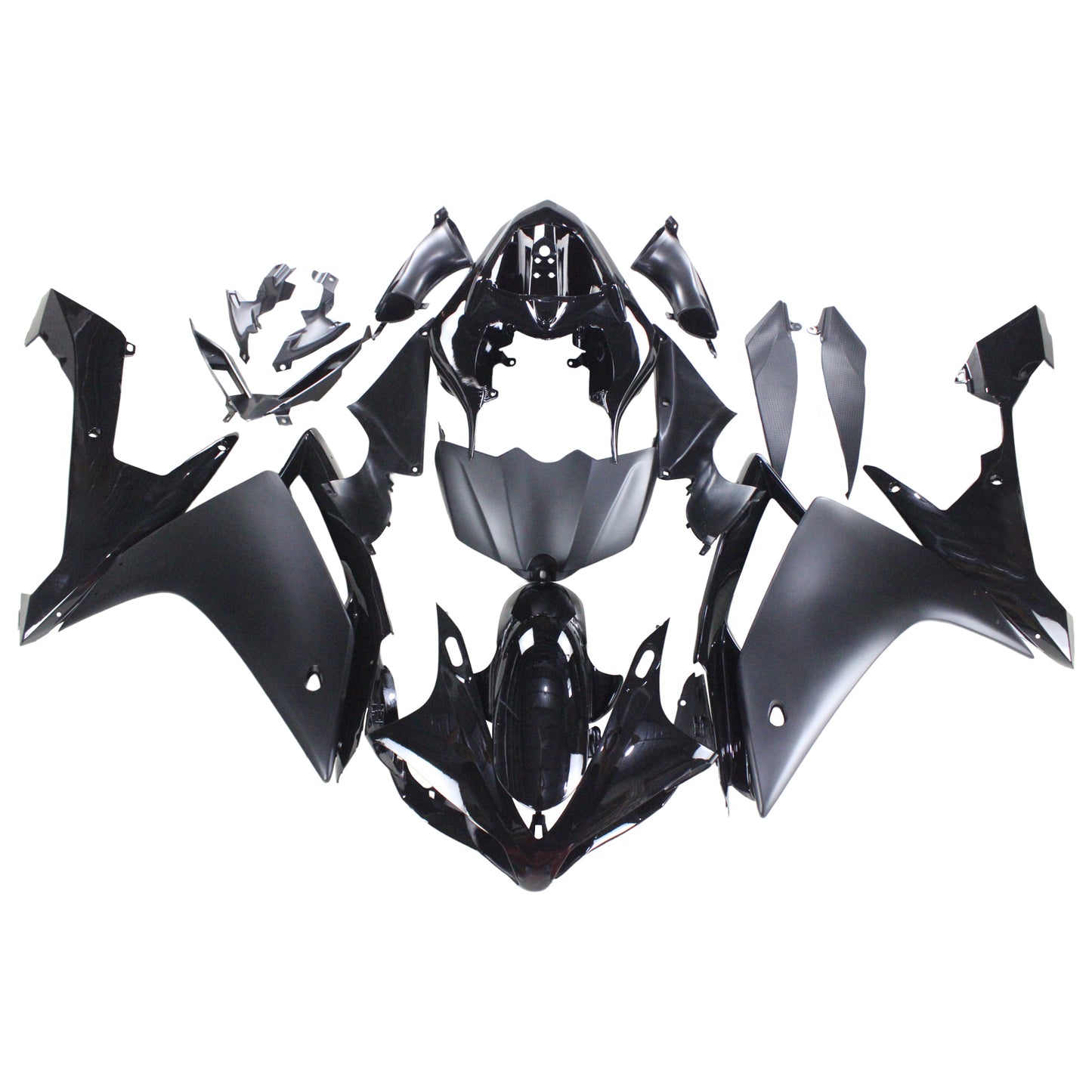 Amotopart Yamaha 2007-2008 YZF 1000 R1 Kit di rivestimento nero