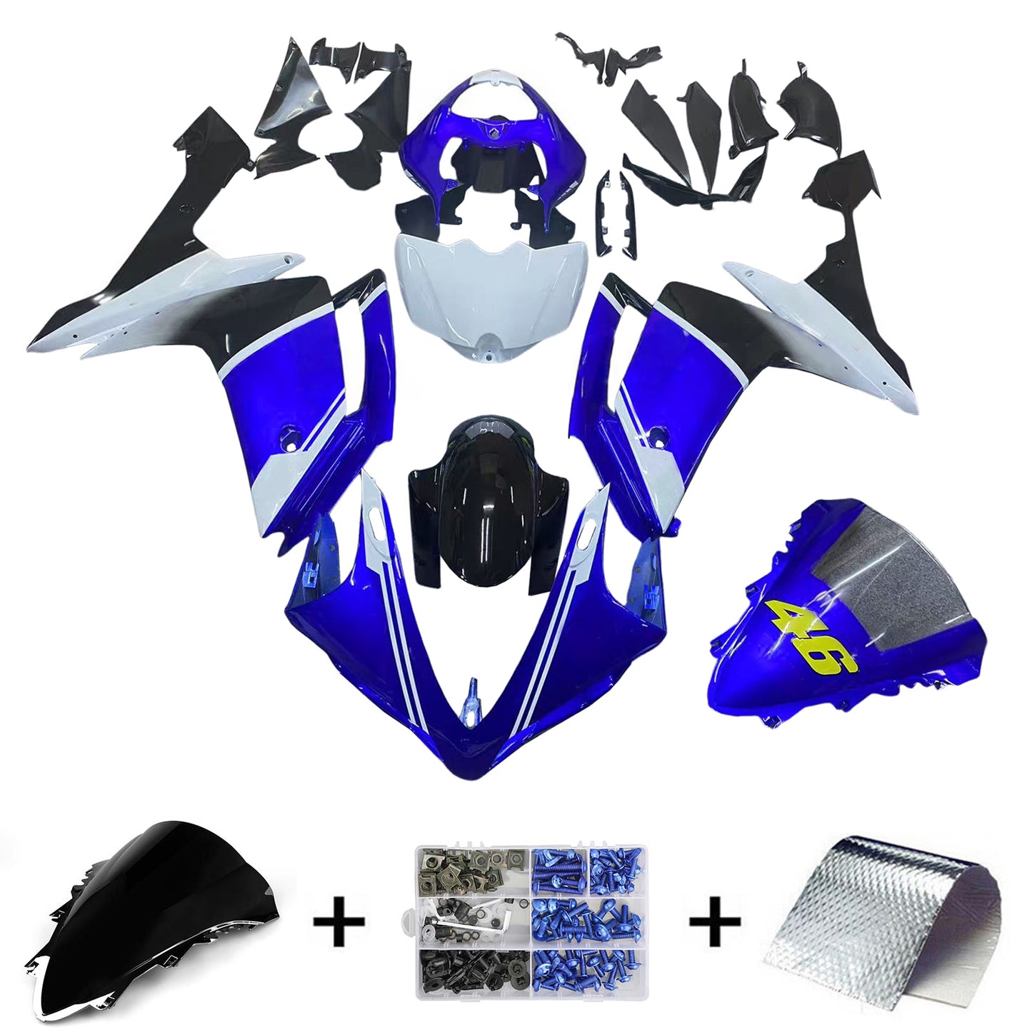 Amotopart adatto per Yamaha YZF 1000 R1 2007-2008