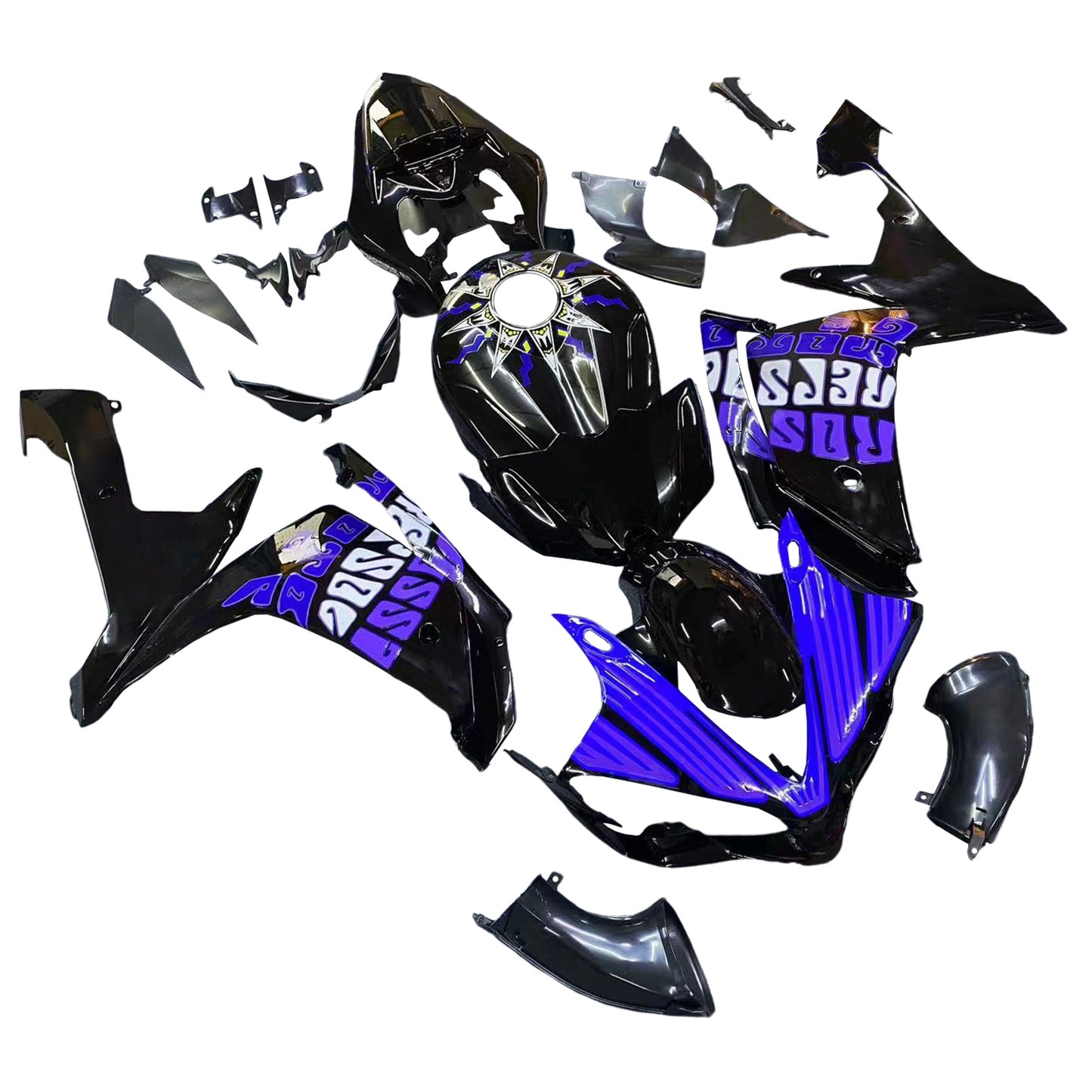Amotopart Yamaha YZF 1000 R1 2007-2008 Kit Carena Carrozzeria Plastica ABS