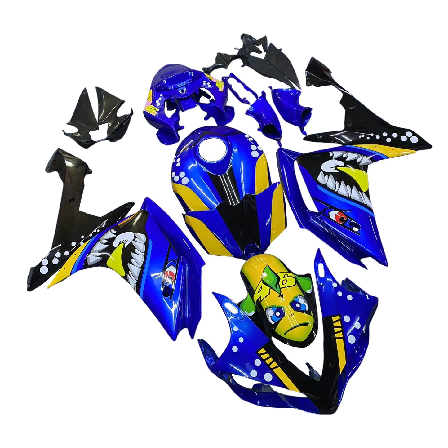 Amotopart Yamaha YZF 1000 R1 2007-2008 Kit Carena Carrozzeria Plastica ABS