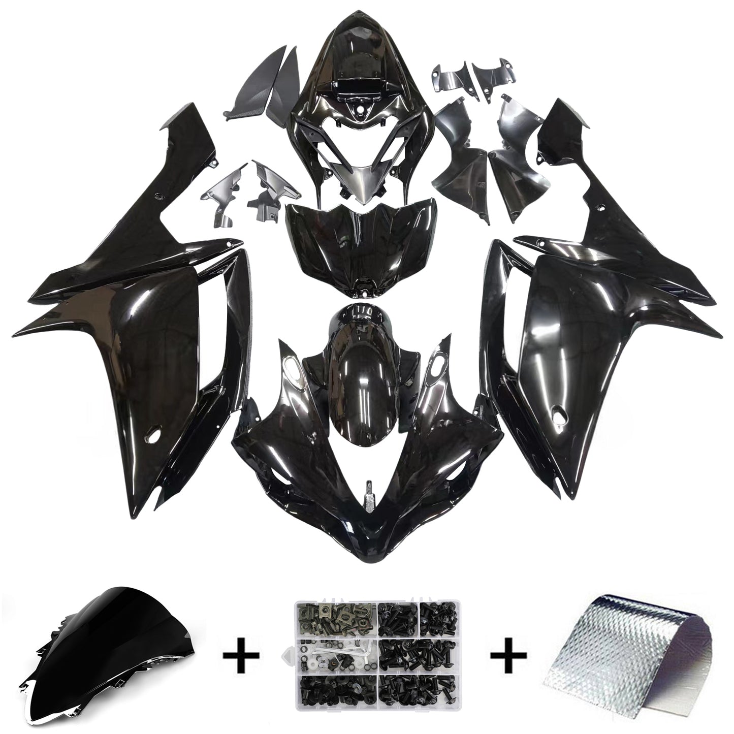 Amotopart Yamaha YZF 1000 R1 2007-2008 Kit Carena Carrozzeria Plastica ABS