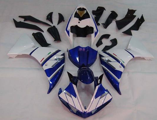 Carene 2009-2011 Yamaha YZF-R1 Whit Blue FIAT R1 Racing Generico