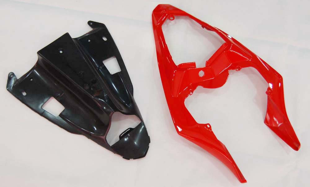 Carene 2009-2011 Yamaha YZF-R1 Rosso Nero Santander Bank R1 Racing Generico