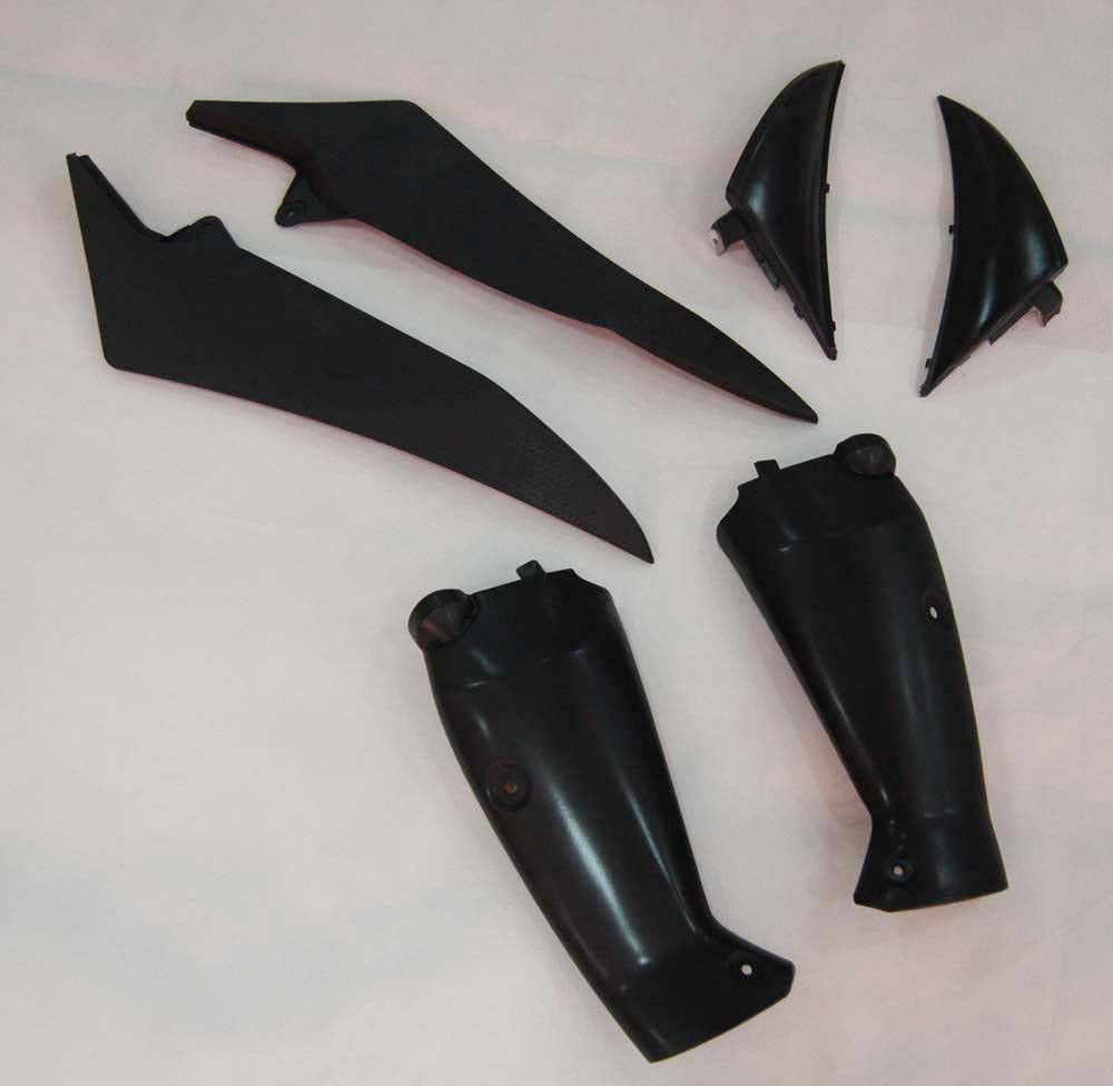 Carene 2009-2011 Yamaha YZF-R1 Rosso Nero Santander Bank R1 Racing Generico