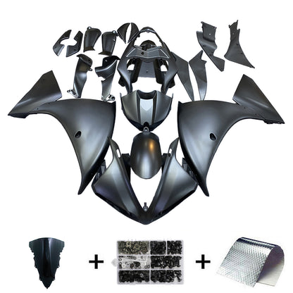 Carene 2009-2011 Yamaha YZF-R1 Nero Opaco R1 Racing Generico