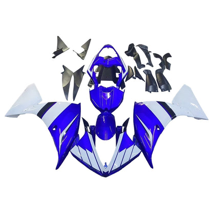 Amotopart 2009-2011 Yamaha R1 Cladding Blue & White Kit
