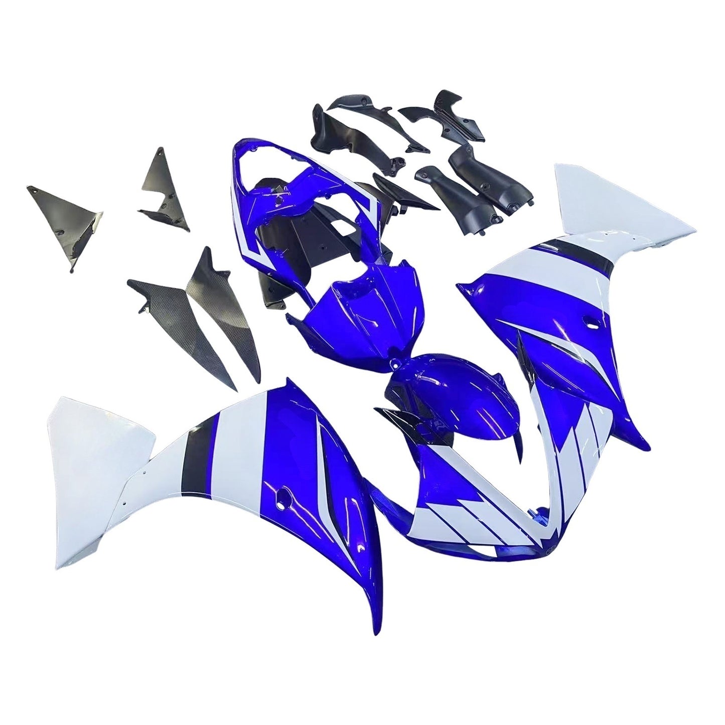 Carene 2009-2011 Yamaha YZF-R1 Blu Bianco R1 Racing Generico