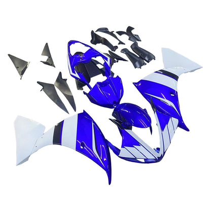 Carene 2009-2011 Yamaha YZF-R1 Blu Bianco R1 Racing Generico