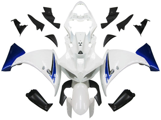 Carene 2009-2011 Yamaha YZF-R1 Bianco Blu Nero R1 Generico