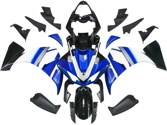 Carene 2009-2011 Yamaha YZF-R1 Blu Nero BMC R1 Racing Generico