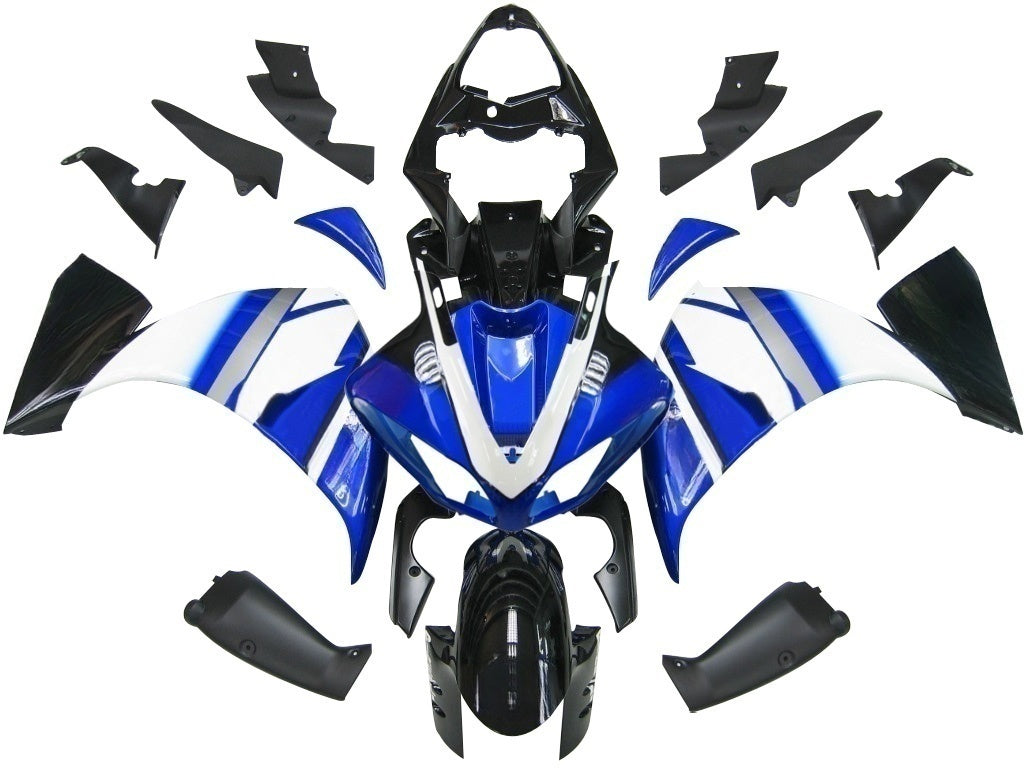 Carene 2009-2011 Yamaha YZF-R1 Blu Nero BMC R1 Generico