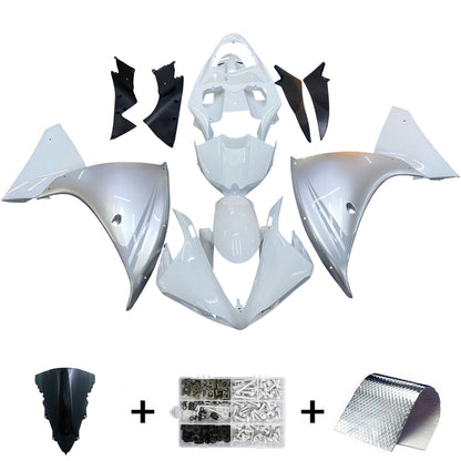 Carene 2009-2011 Yamaha YZF-R1 Bianco Argento R1 Generico