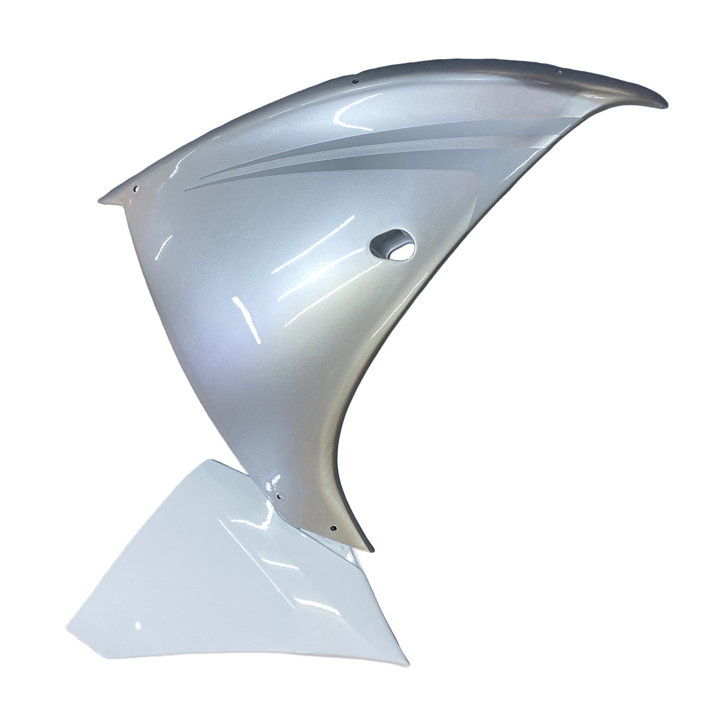 Carene 2009-2011 Yamaha YZF-R1 White Silver R1 Racing Generico