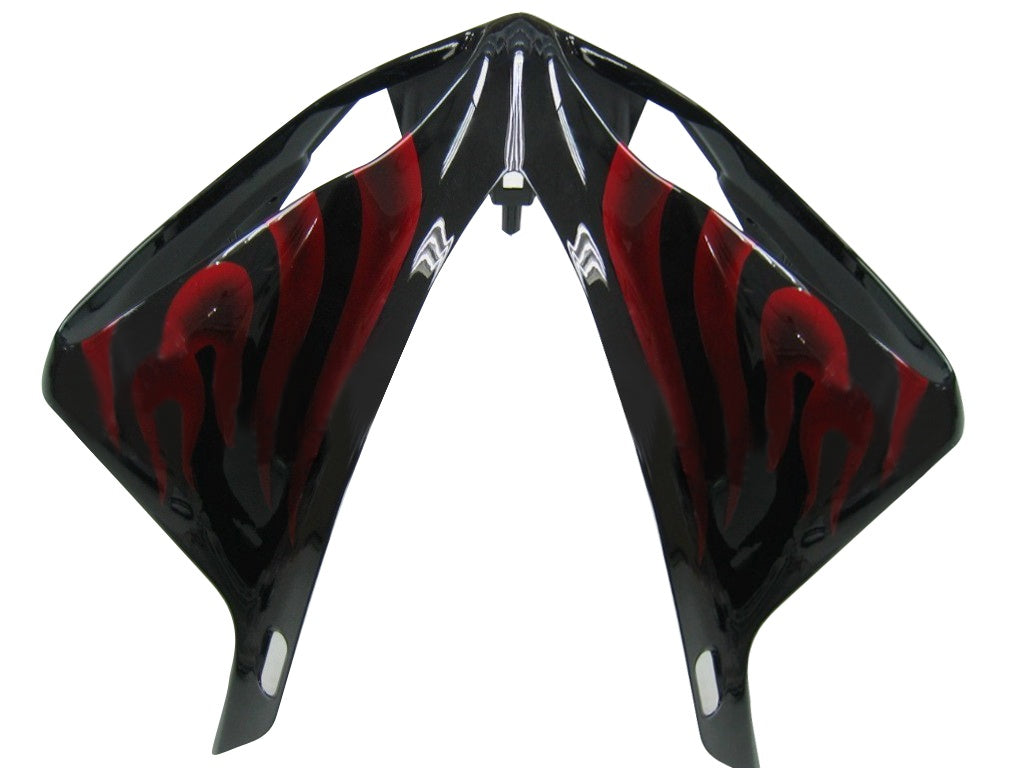 Carene 2009-2011 Yamaha YZF-R1 Black & Red Flame Generico