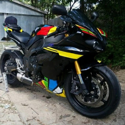 Amotopart Yamaha 2009-2011 YZF 1000 R1 Kit di rivestimento multi-colore