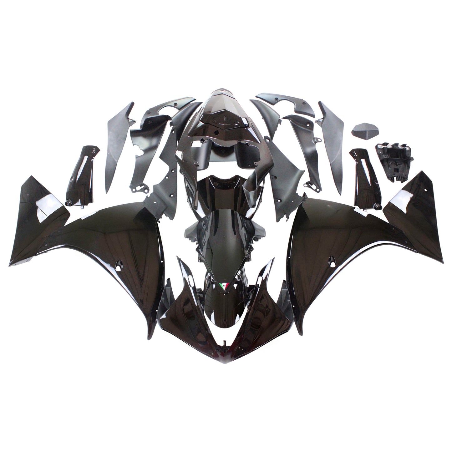 Amotopart Yamaha 2009-2011 YZF 1000 R1 Kit di rivestimento nero