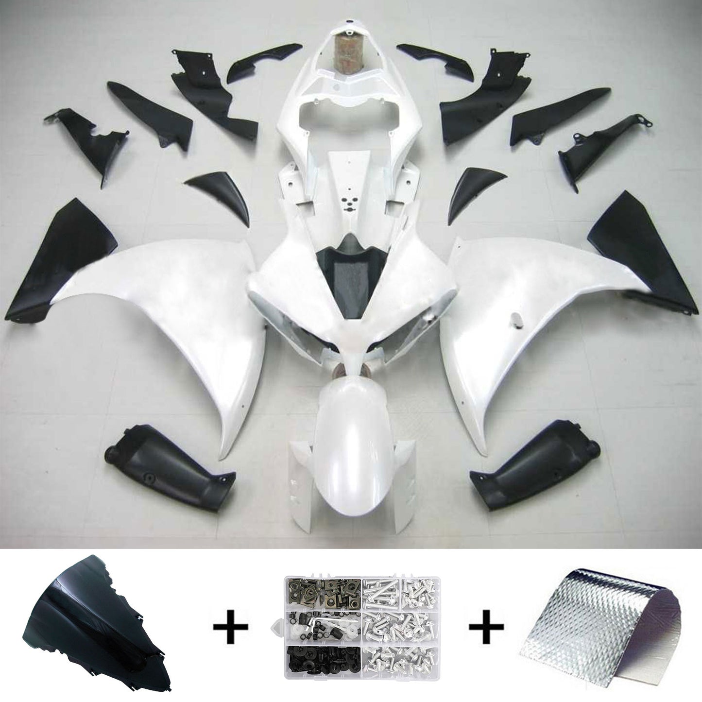 Kit di vendita iniezione Body Plastic Abs Fit per Yamaha YZF 1000 R1 2009-2011