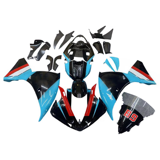 Kit carenatura Bodywork ABS di plastica adatta per Yamaha YZF 1000 R1 2009-2011