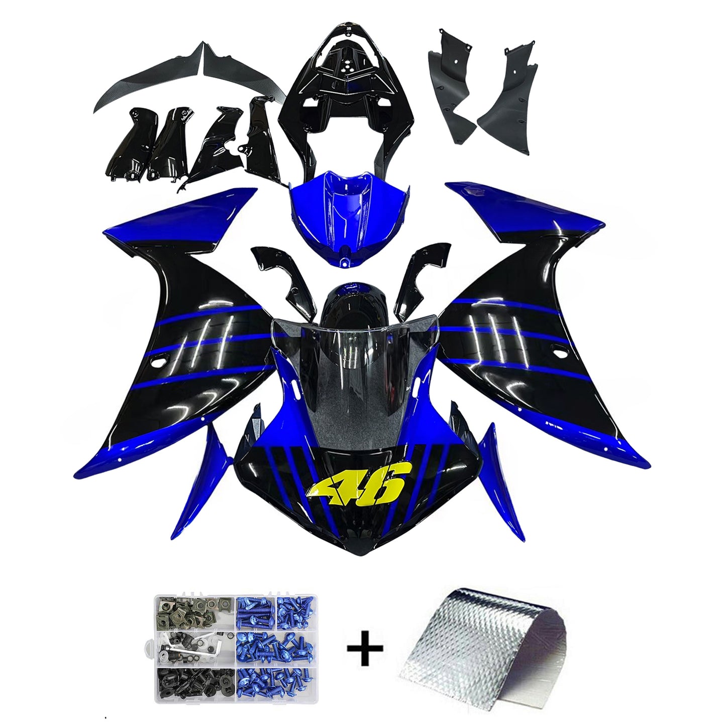 Amotopart Yamaha YZF 1000 R1 2009-2011 Kit Carena Carrozzeria Plastica ABS