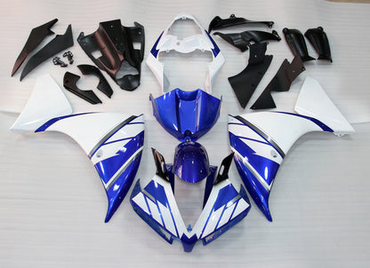 Carene Plastiche 2012-2014 Yamaha YZF R1 Blu Bianco FIAT Racing Generico