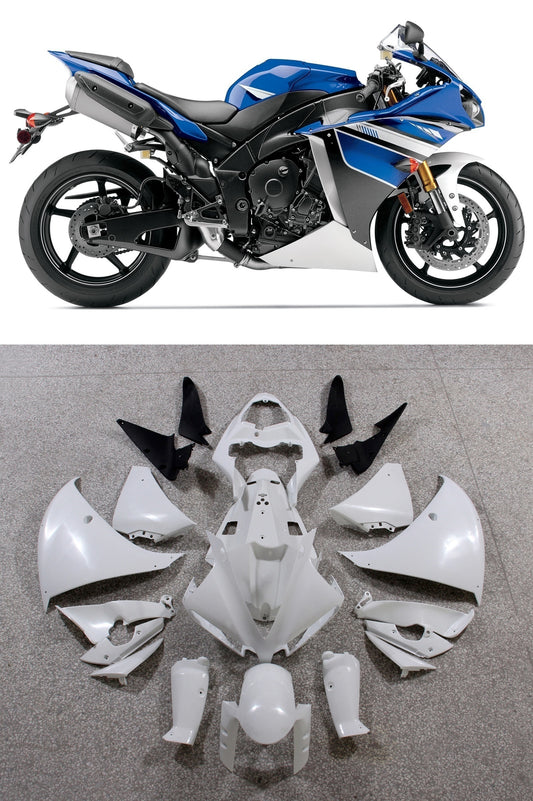 Carene Plastiche 2012-2014 Yamaha YZF R1 Blu Nero R1 Generico