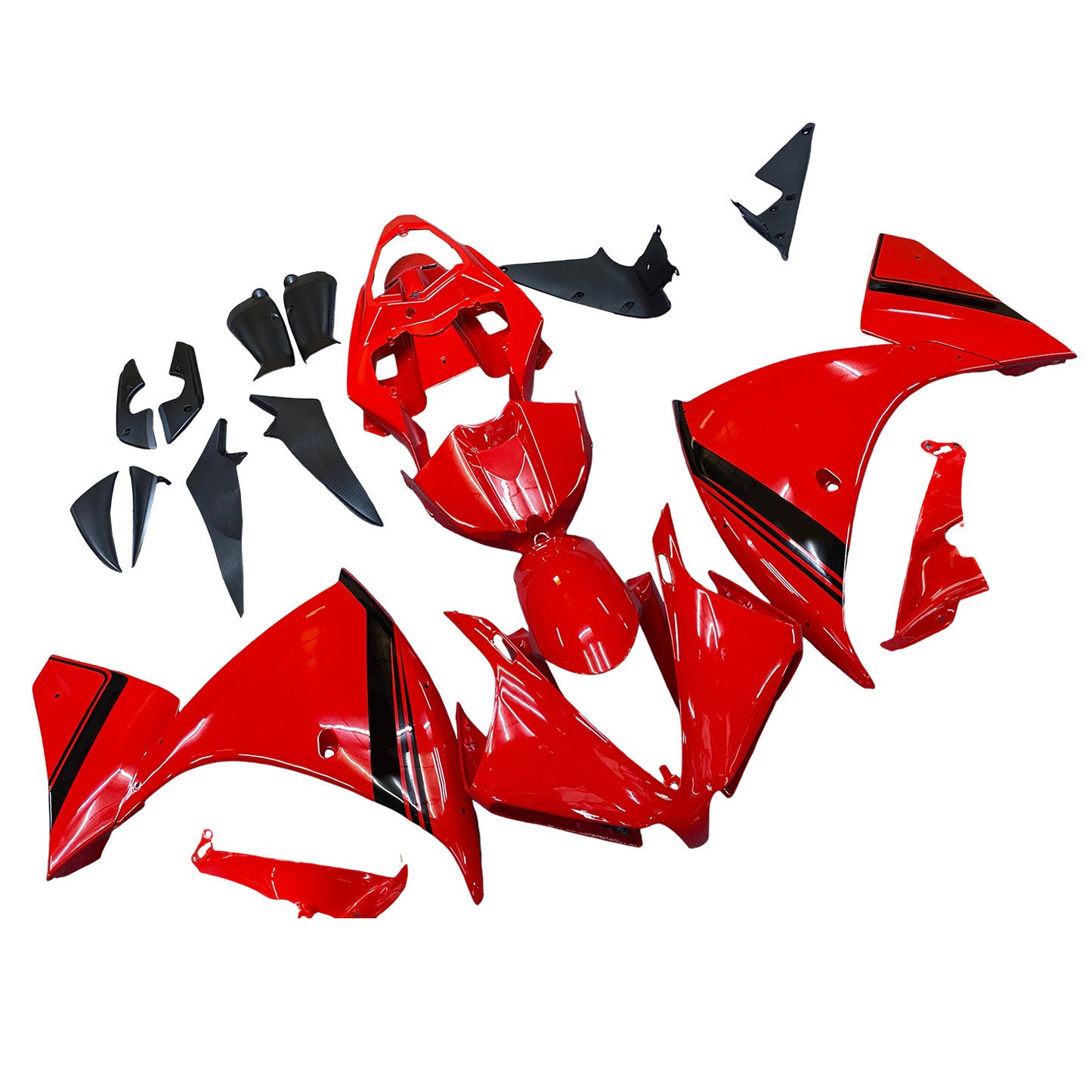 Carene Plastiche 2012-2014 Yamaha YZF R1 Rosso R1 Racing Generico