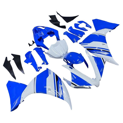 Amotopart 2012-2014 Yamaha R1 Cladding Blue & White Color Kit