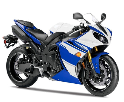 Amotopart 2012-2014 Yamaha R1 Cladding Blue & White Color Kit