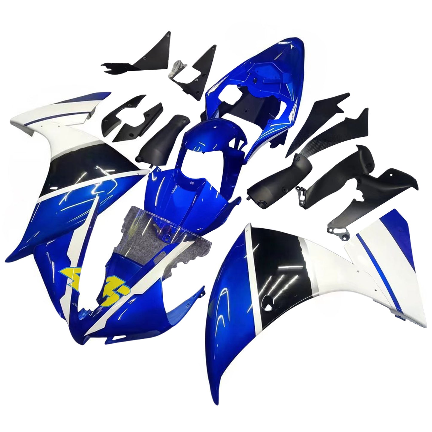 Kit carenatura iniezione plastica ABS adatta per Yamaha YZF 1000 R1 2012-2014