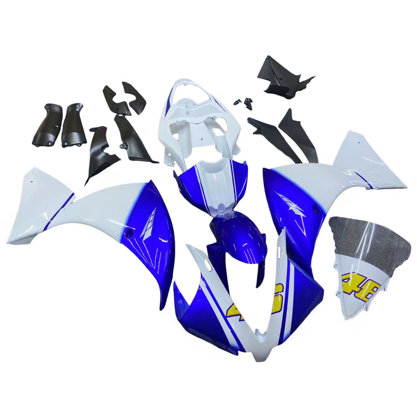 Kit carenatura per carrozzeria addominali di plastica per Yamaha YZF 1000 R1 2012-2014