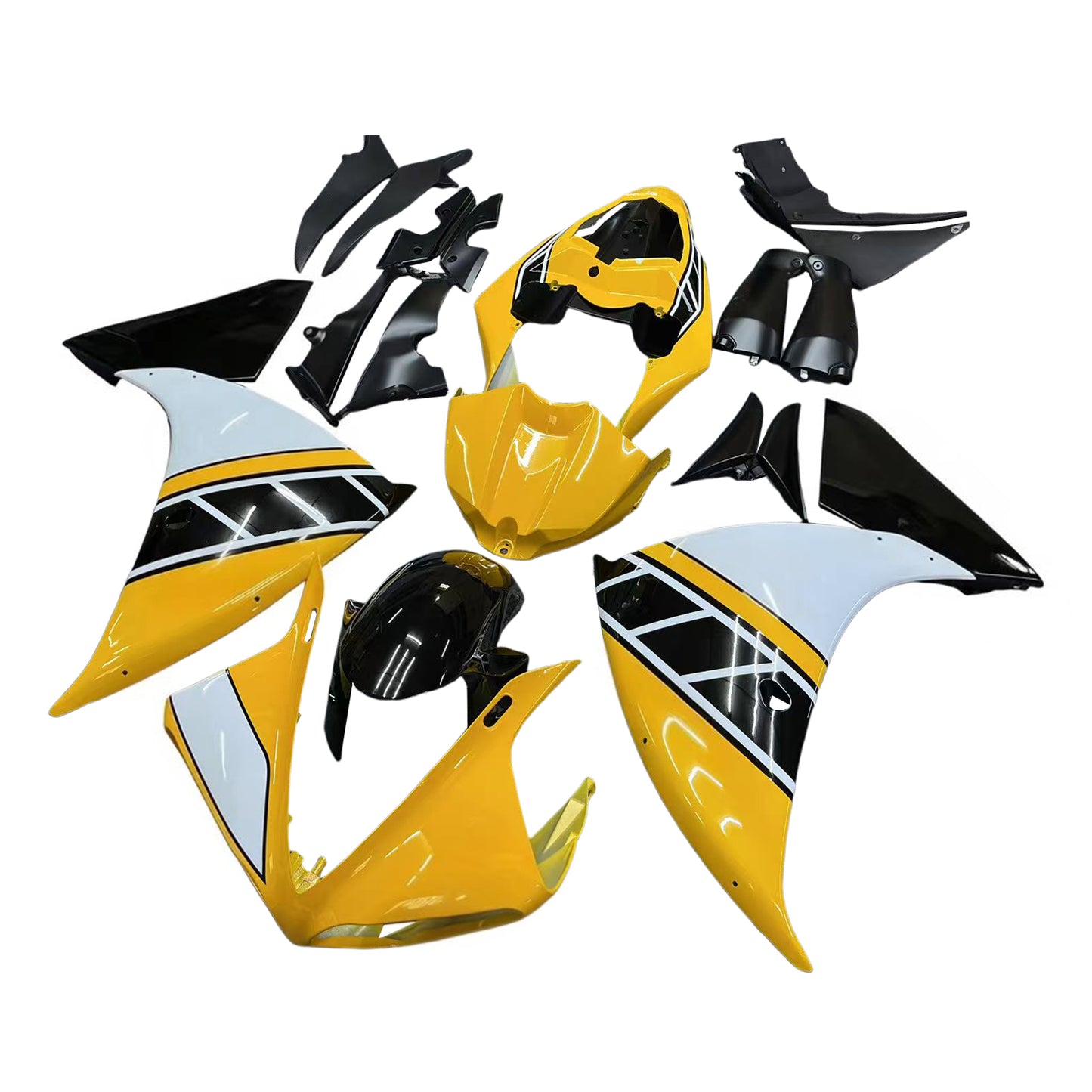 Kit carenatura Bodywork Abs di plastica adatta per Yamaha YZF 1000 R1 2012-2014