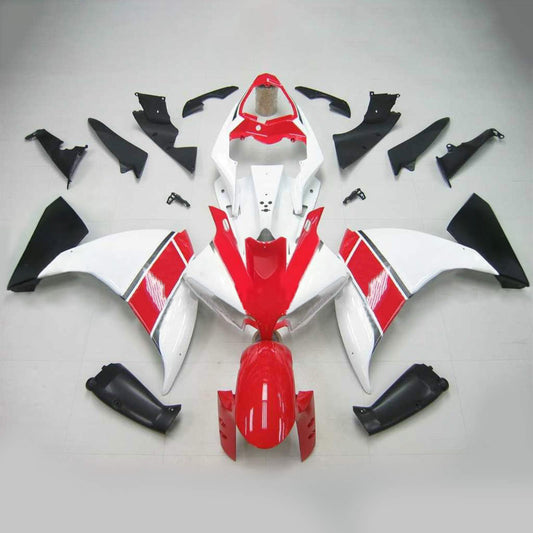 Amotopart Yamaha 2012-2014 YZF 1000 R1 Kit di paura rosso bianco